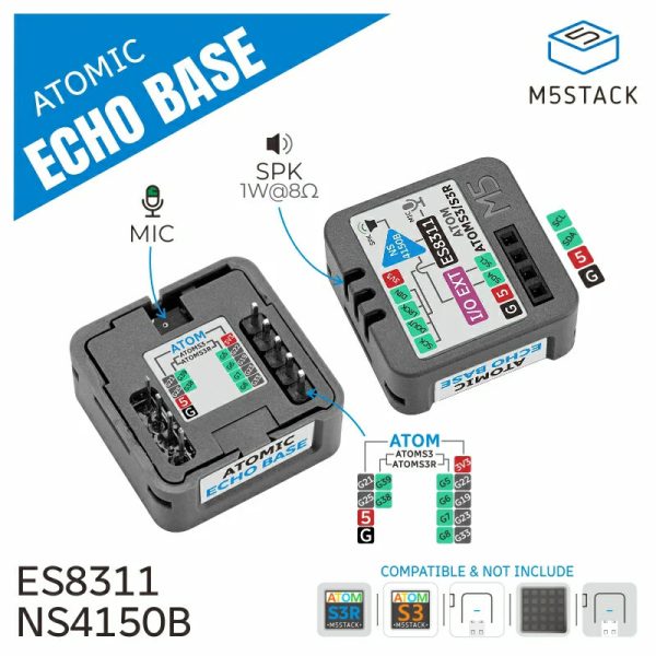 Atomic Echo Base with Microphone and Speaker Supply - Image 2