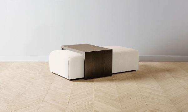 The Bowery Ottoman - Italian Brushed Wool Vanilla For Cheap - Image 3