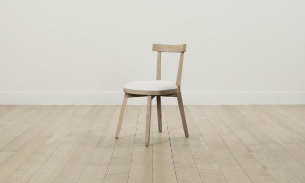 The Allen Dining Chair - Performance Linen Weave Flour For Cheap - Image 5